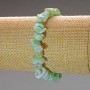 Bracelet Amazonite natural stone碎 fragments, diameter 9x3mm+-, length 18cm (stretch)