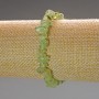 Bracelet Prehnite Natural Stone Chip, diameter 8x3mm+-, length 18cm (stretch)