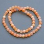 Tinted Quartz Beads Smooth Round 6.5 mm Diameter, 37 in Length on Thread
