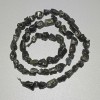 Sunstone Obsidian natural stone faceted beads, 6mm diameter, 40cm length on a thread
