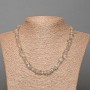 Necklace of Natural Labradorite Fragment, 7×3 mm chips, length 48 cm