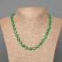 Malachite Beads (raw) oval, diameter 8×10mm±, length 48cm±