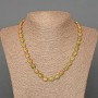 Jasper Heliodor Necklace Natural Stone Oval Beads 8×10 mm, ~48 cm length