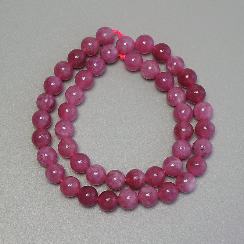 Tourmaline Beads Smooth Round 8mm ± on Thread, 38cm± Length
