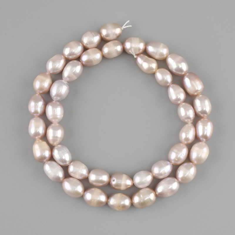 Natural freshwater pearl beads 8-11x6, 5-7mm +-, length 37cm +-