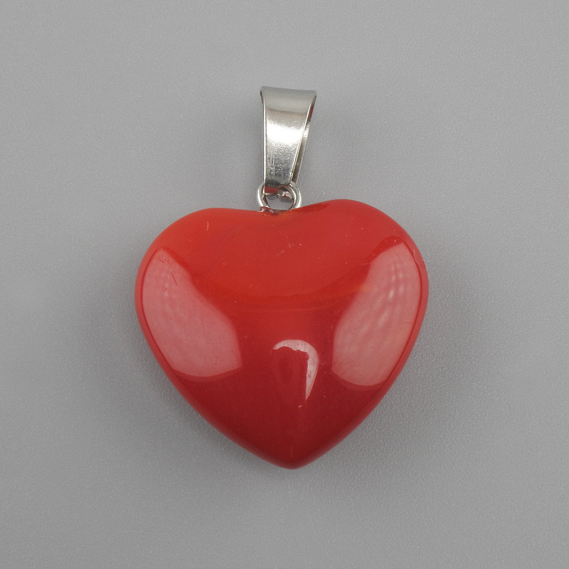 Heart Pendant Tourmaline 20x20x28mm+