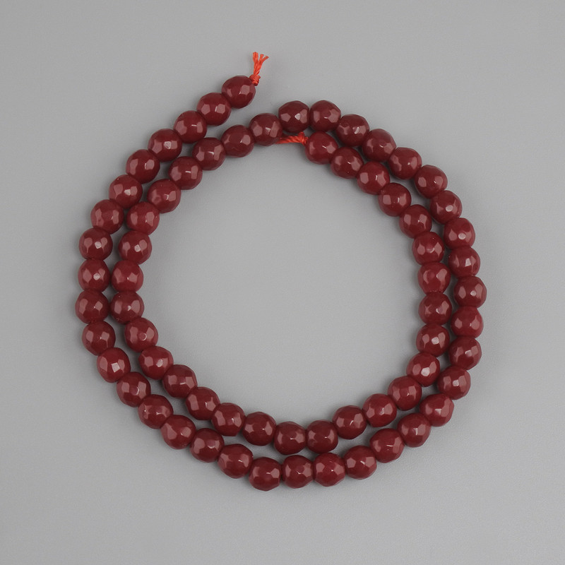 Turmaline beads, faceted round bead, diameter 6mm+/-, length 36cm+